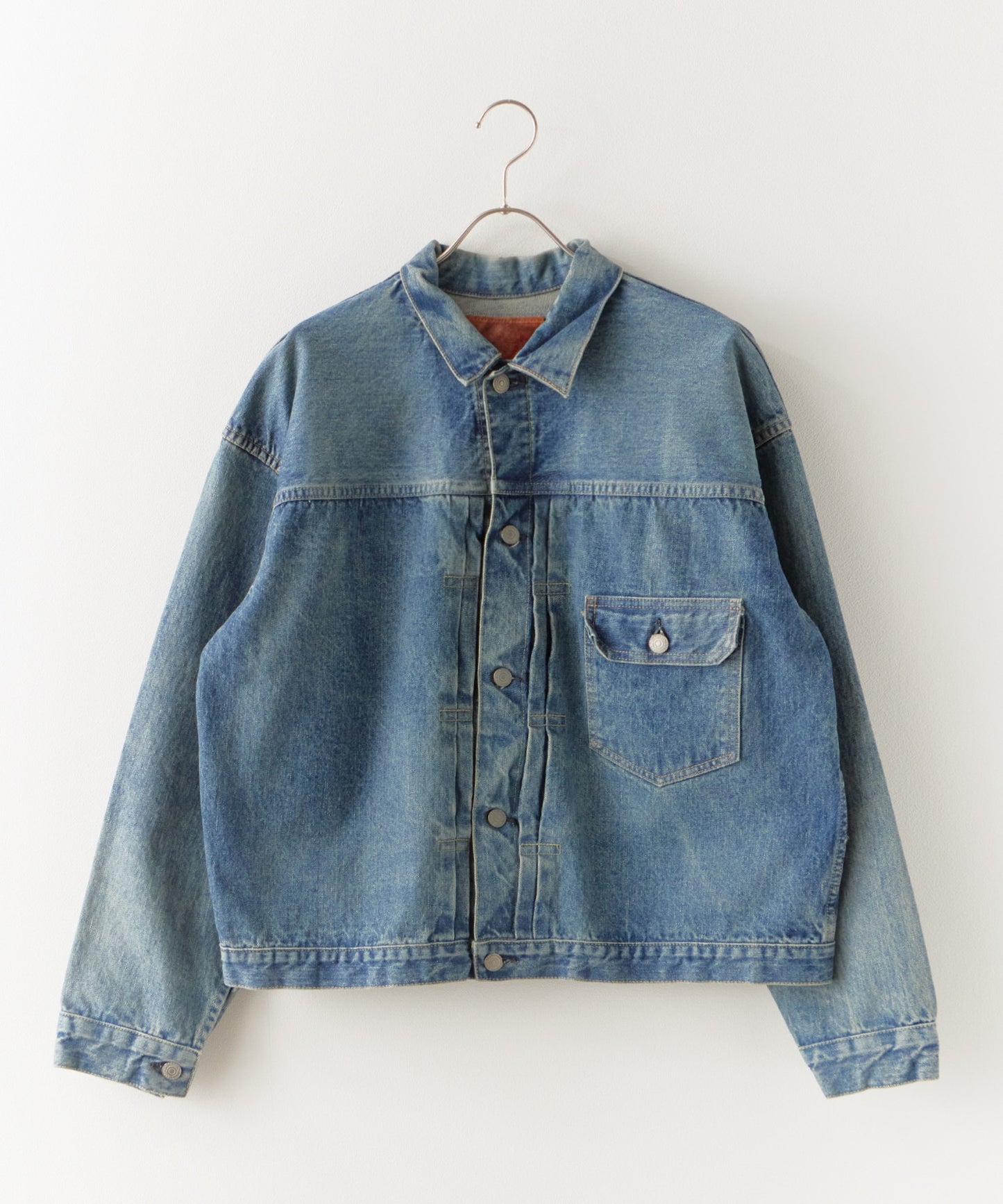 orslow / TYPE1 40'S PLEATED FRONT BLOUSE USED WASH