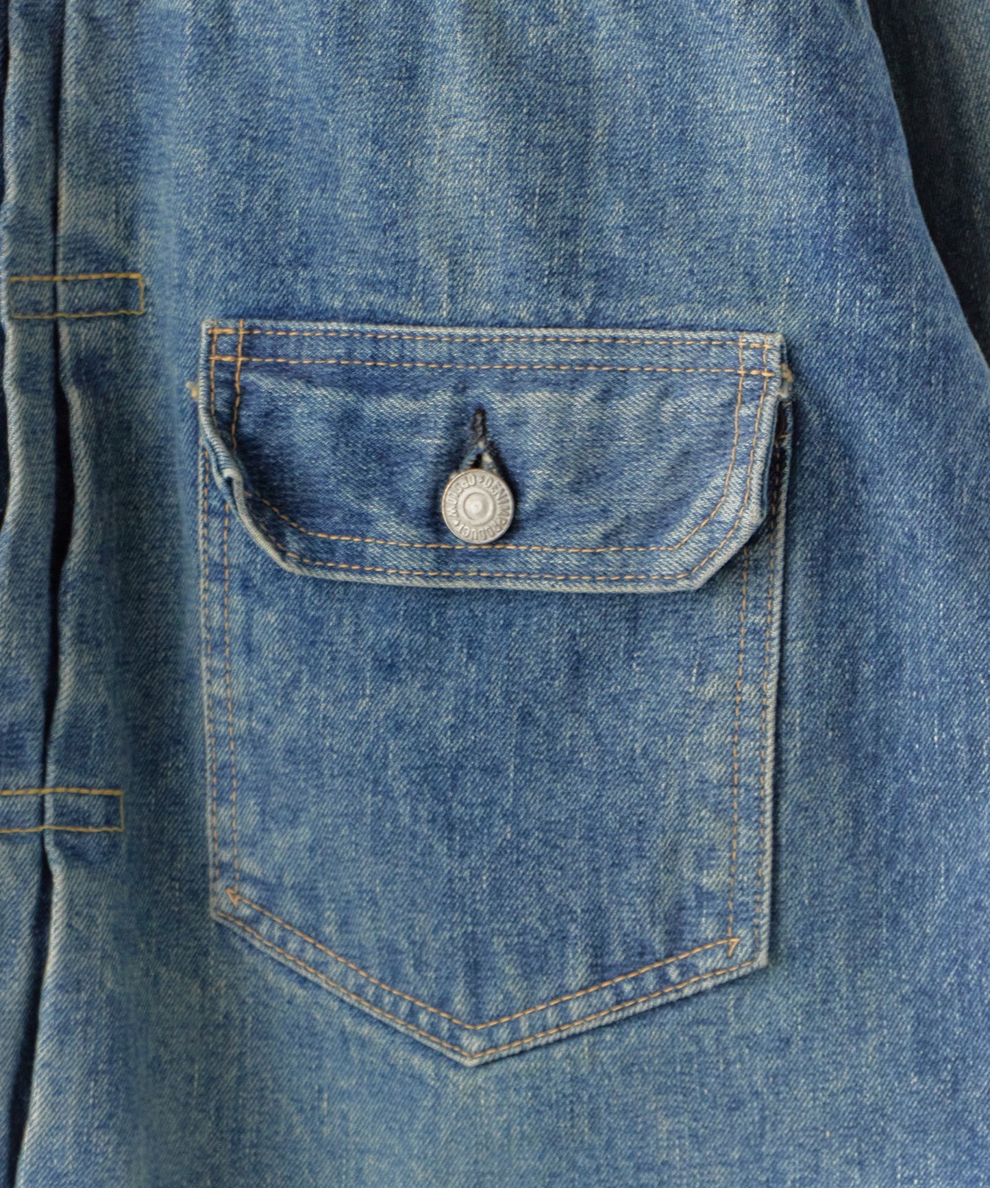 orslow / TYPE1 40'S PLEATED FRONT BLOUSE USED WASH