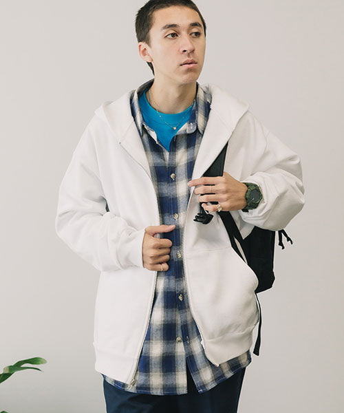 Los Angeles Apparel/ロサンゼルスアパレル 14OZ. HEAVY FLEECE ZIP UP HOODED SWEATSHIRT