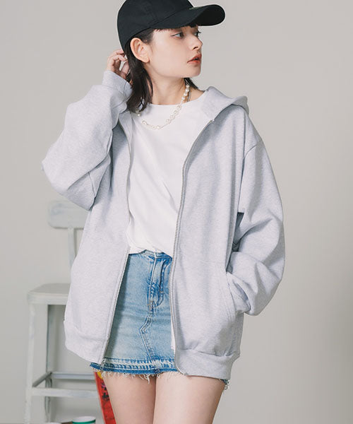 Los Angeles Apparel/ロサンゼルスアパレル 14OZ. HEAVY FLEECE ZIP UP HOODED SWEATSHIRT