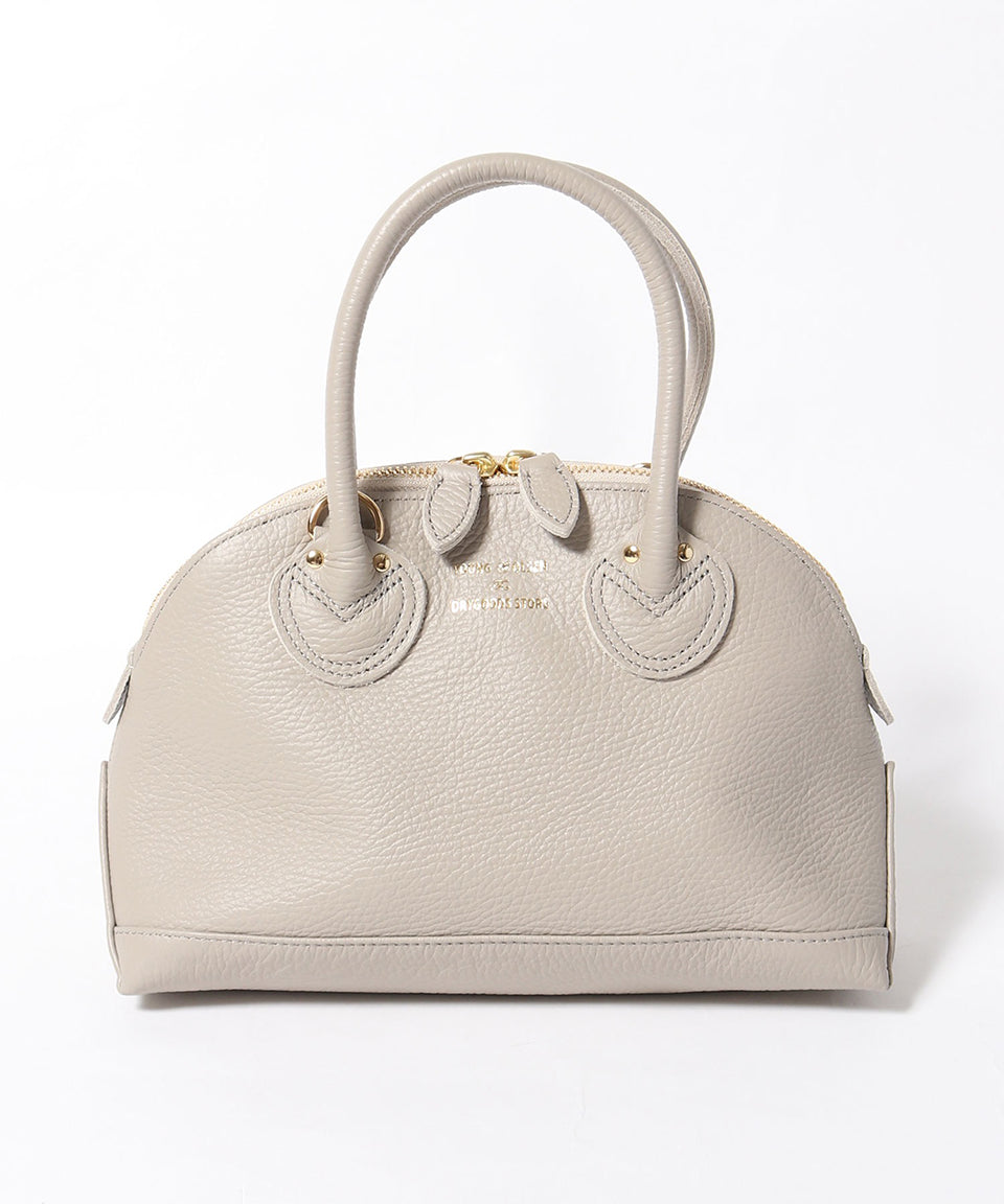 YOUNG & OLSEN/ヤングアンドオルセン EMBOSSED LEATHER ZIP BOAT BAG S