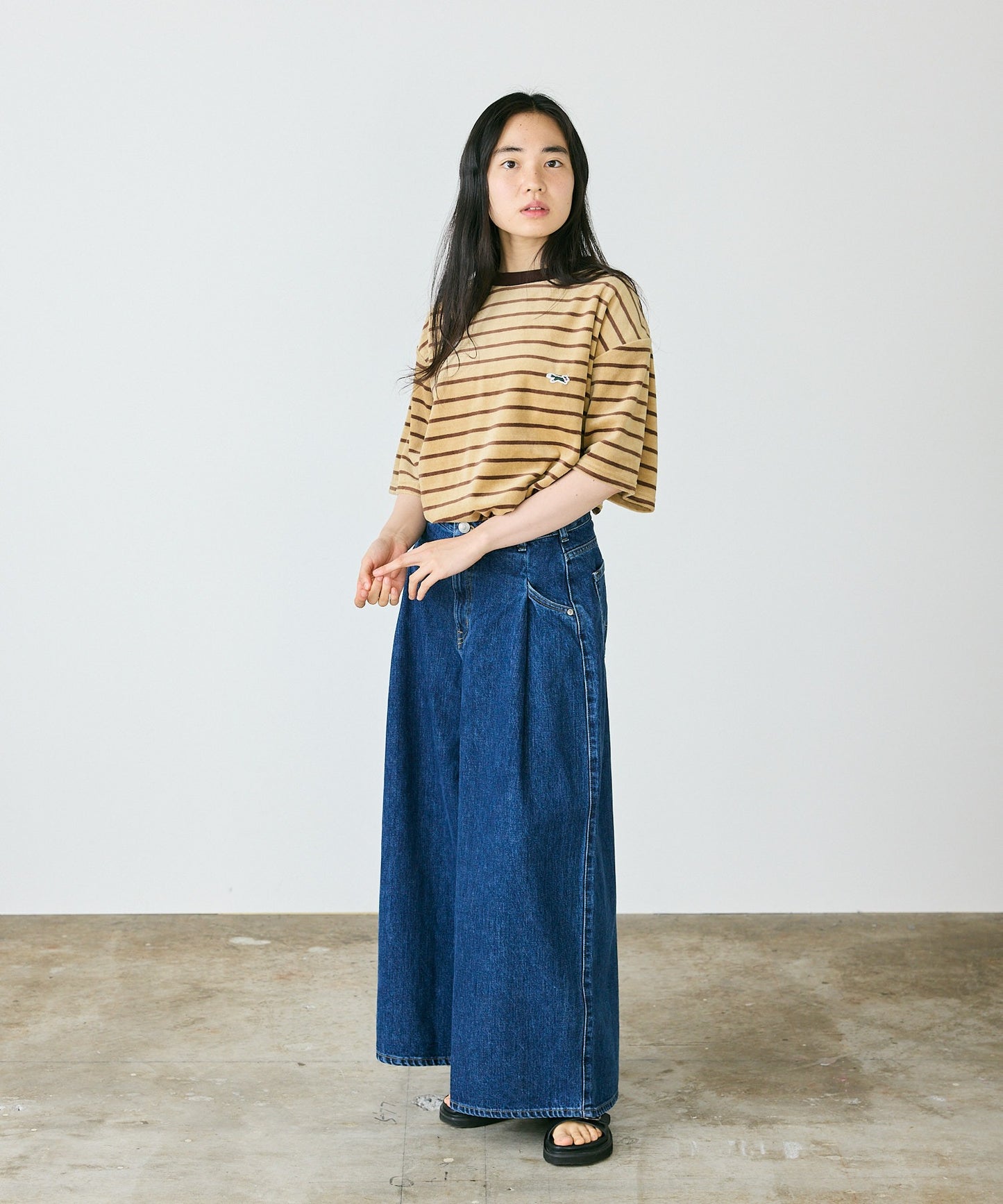 PENNEYS / THE FOX MULTI VELOUR BORDER T Tシャツ