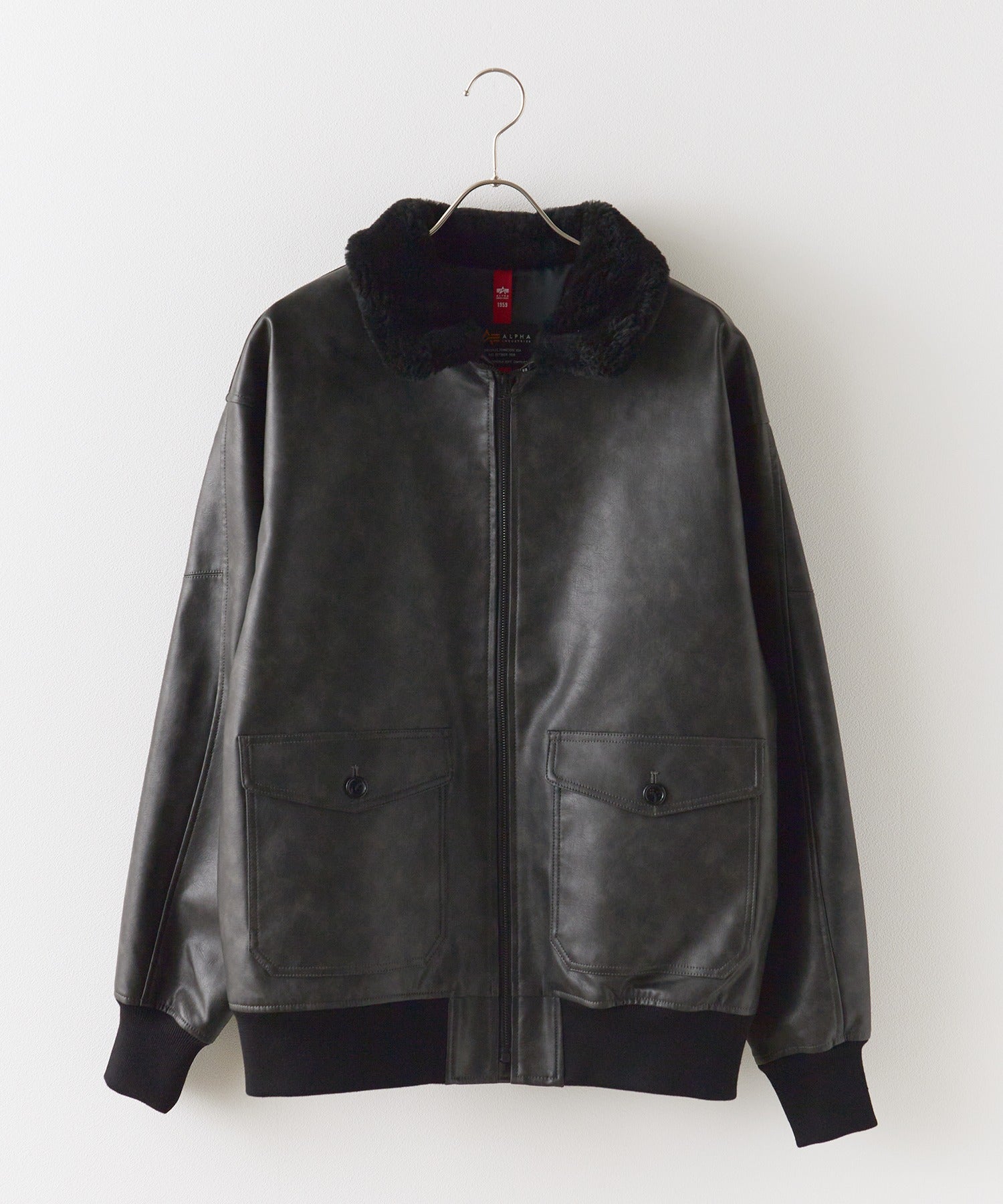 ALPHA INDUSTRIES/ G-1 シンセティックレザージャケット – UNSTOA