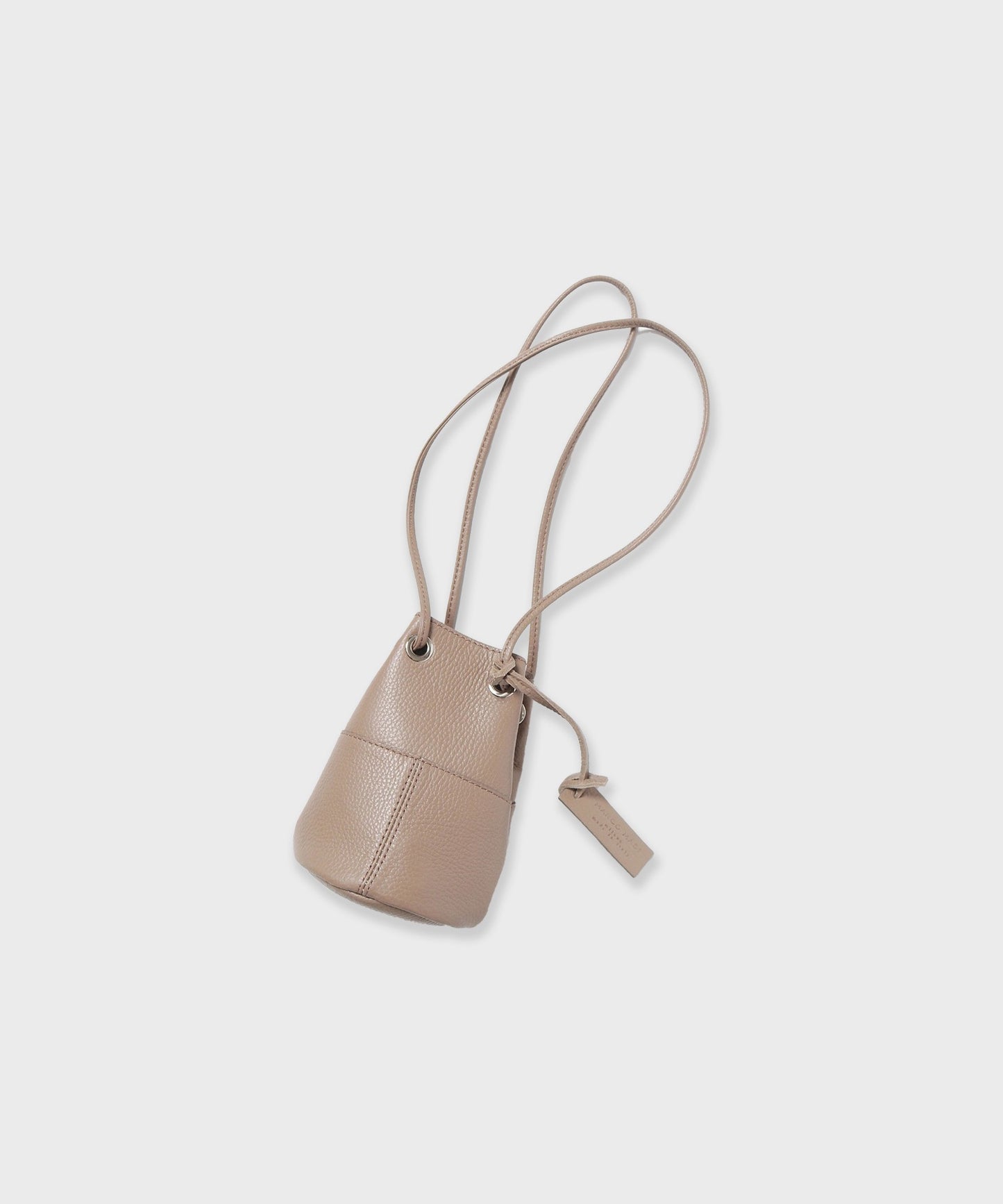 MARCO MASI / Leather drawstring bag