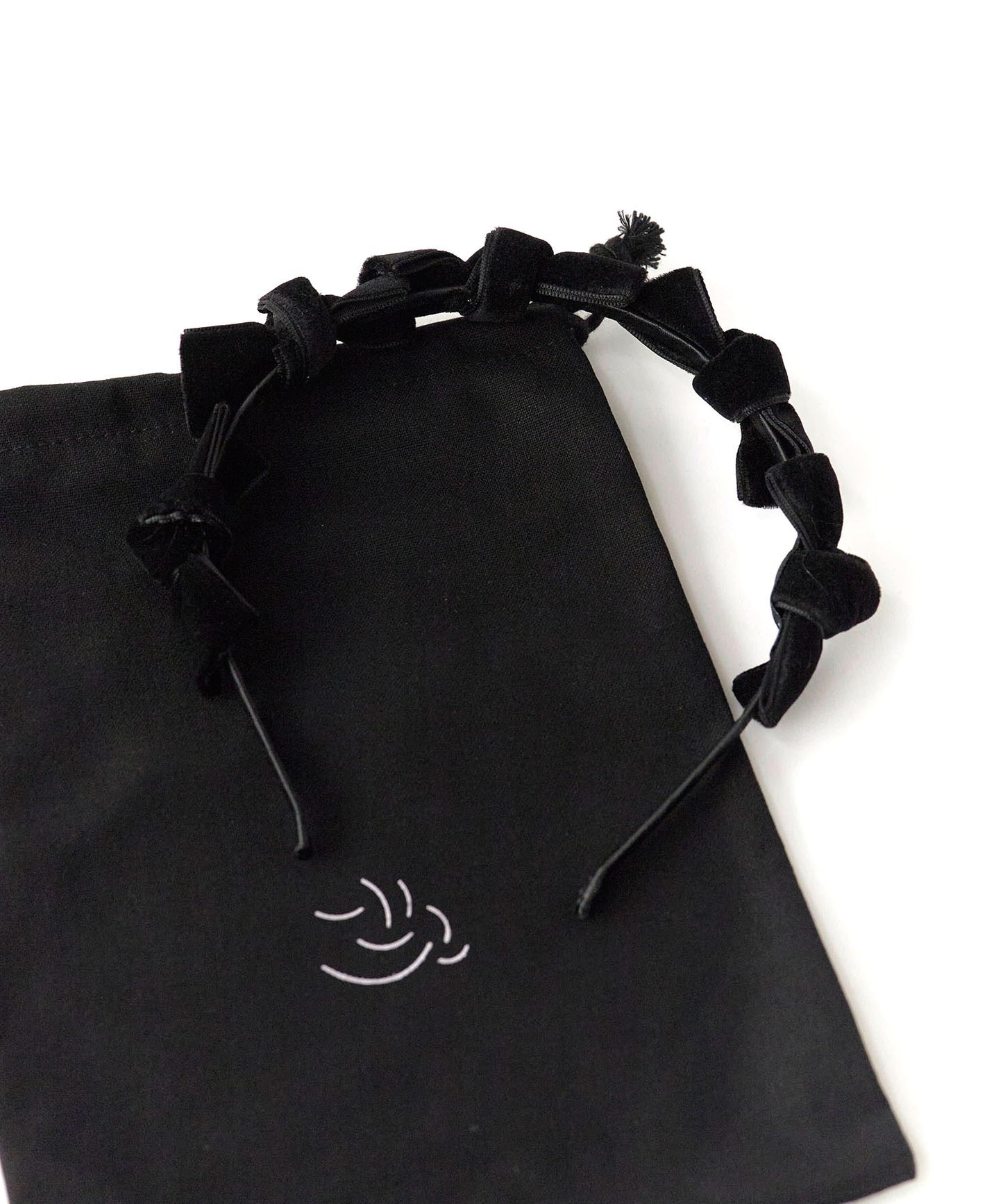 TRESSE / Ribbon Serre-tete in velvet ベロア カチューシャ