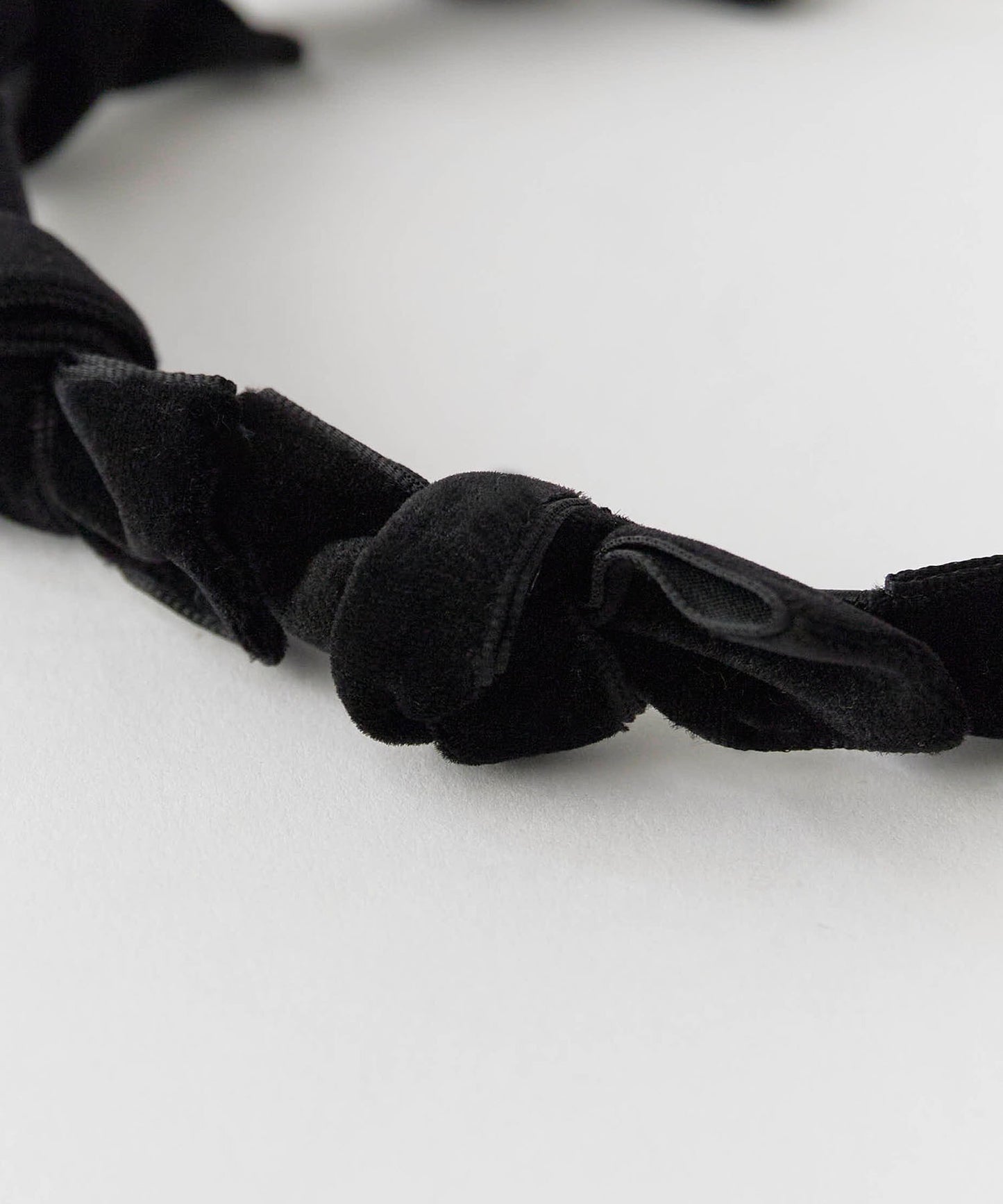 TRESSE / Ribbon Serre-tete in velvet ベロア カチューシャ