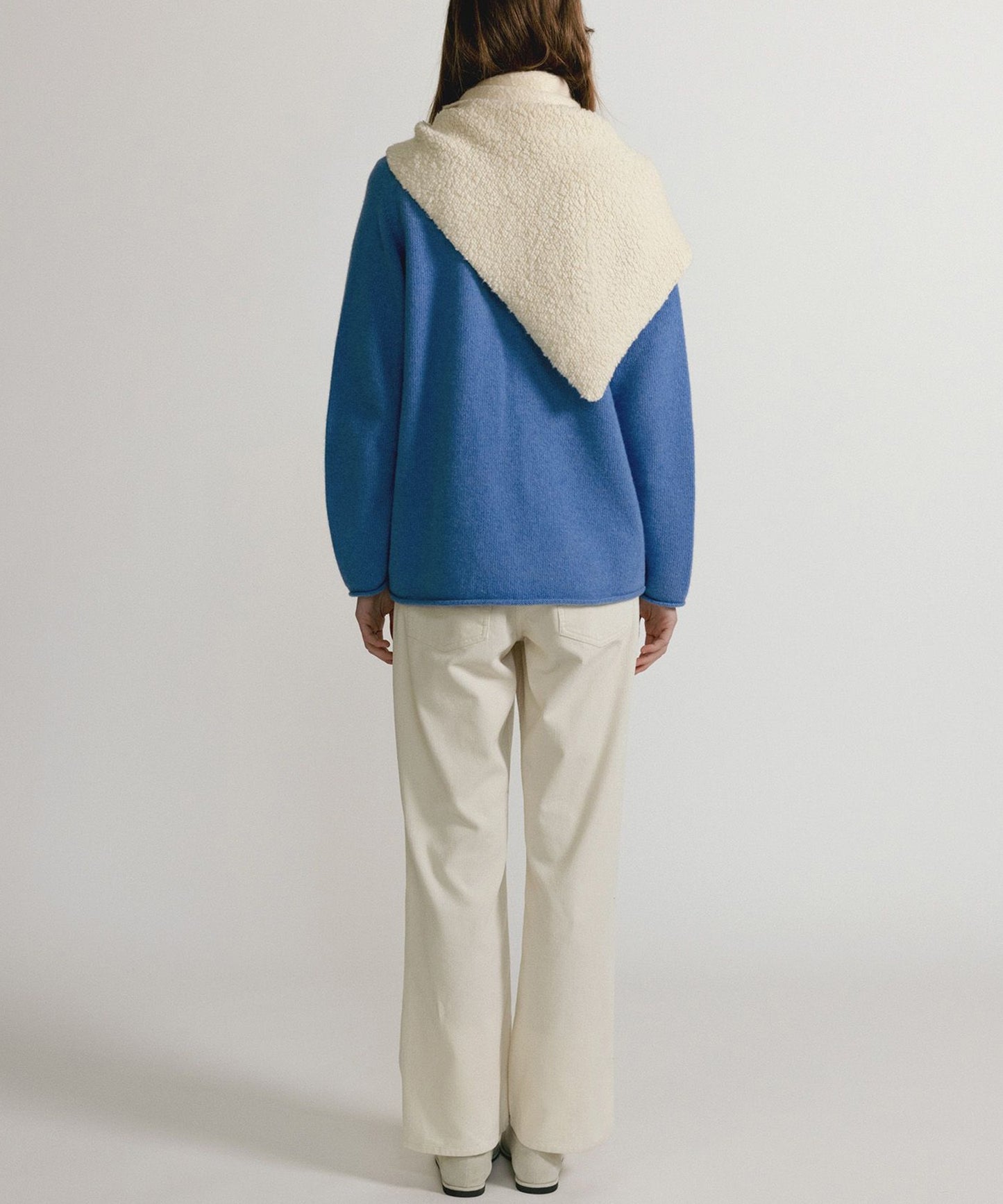 NOTHING WRITTEN / Triangle wool muffler マフラー