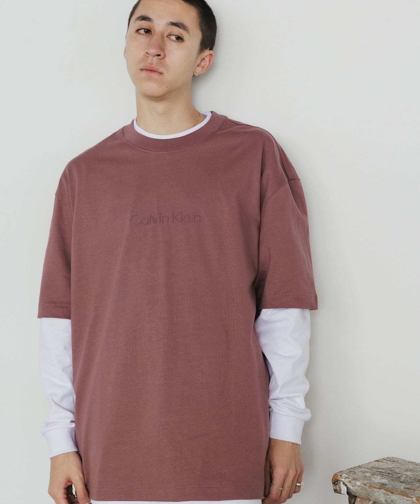 Calvin Klein / STANDARD LOGO CREWNECK