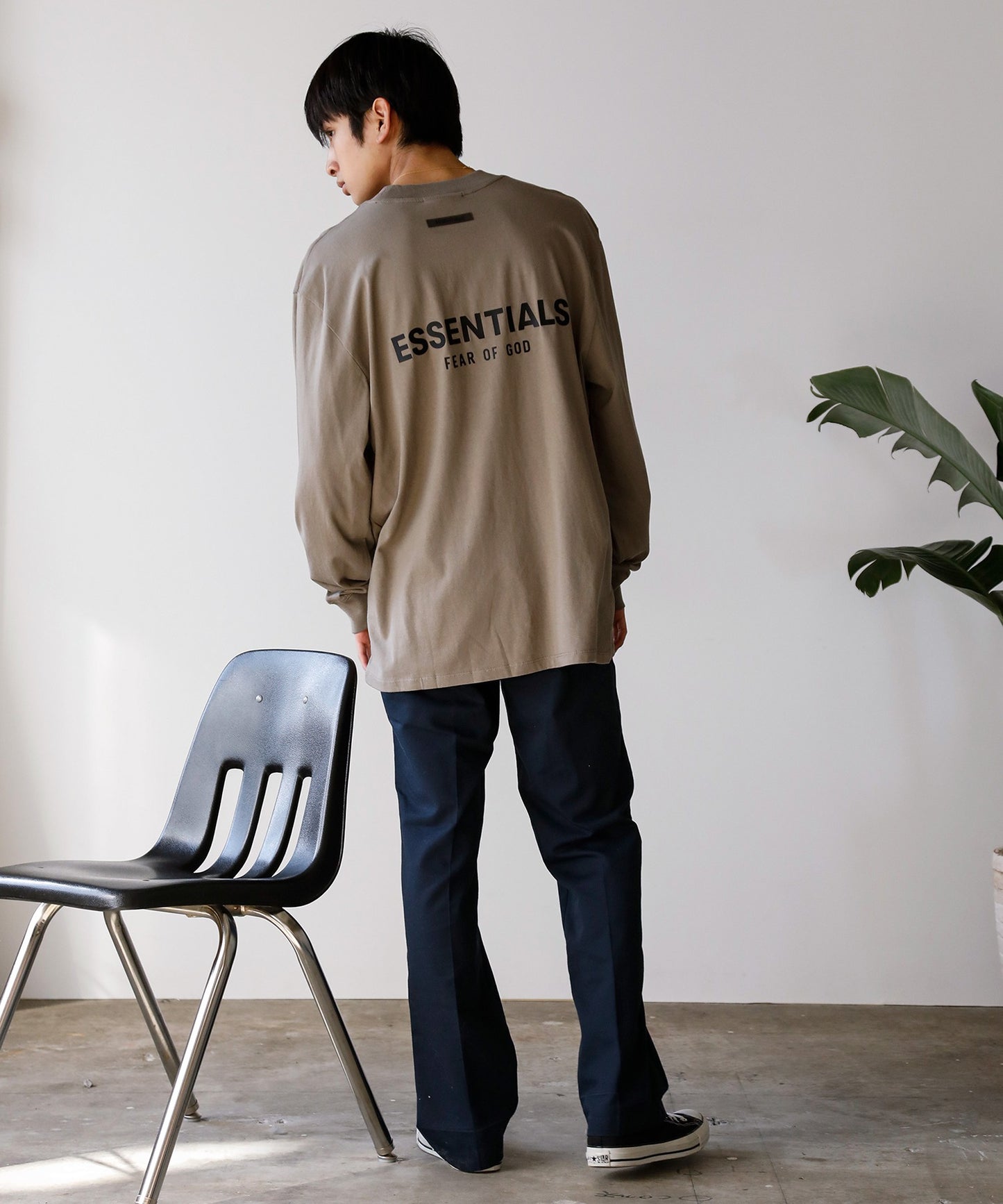 FOG ESSENTIALS / BACK LOGO LS TEE