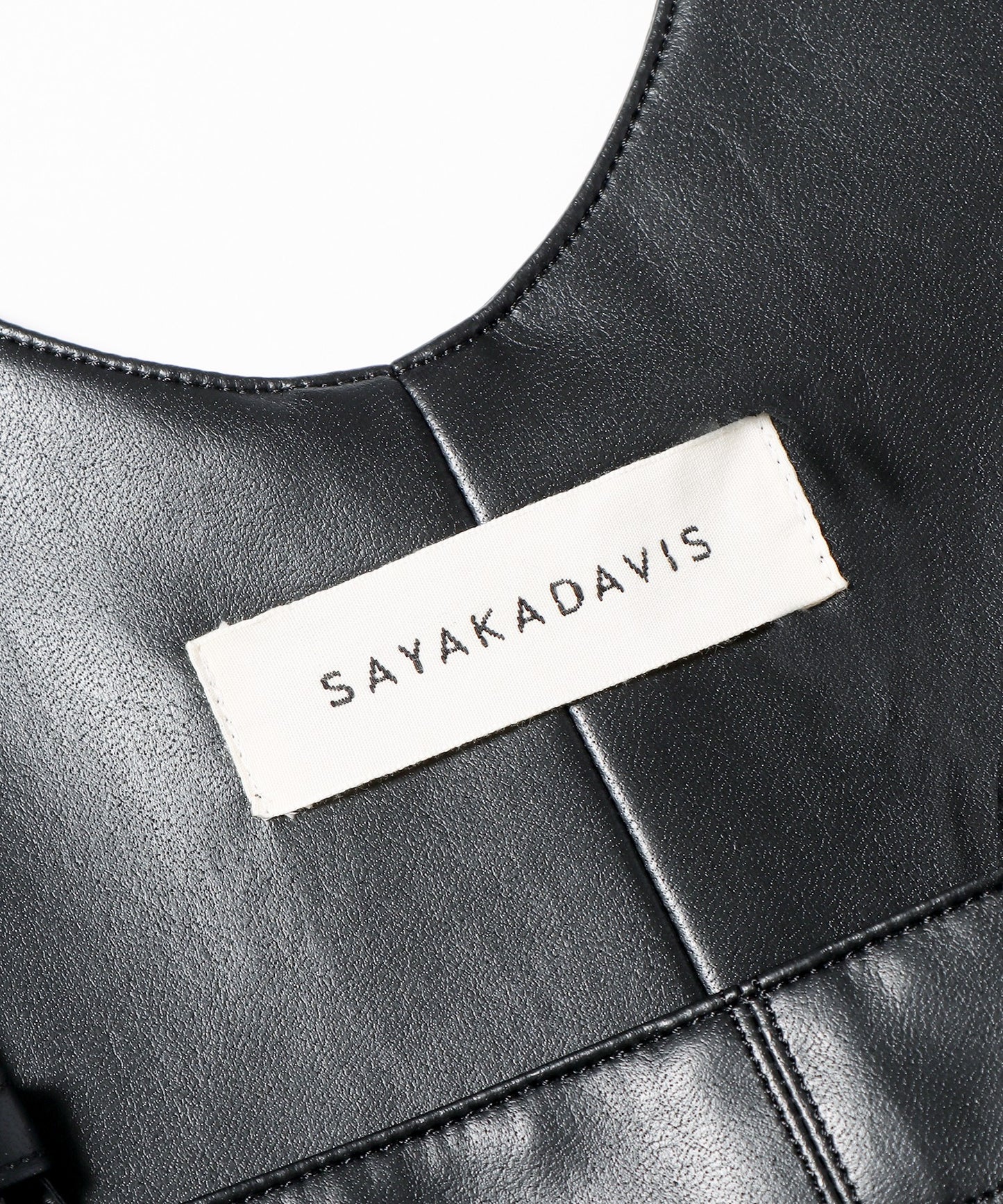 SAYAKADAVIS/サヤカデイヴィス Vegan Leather Overalls