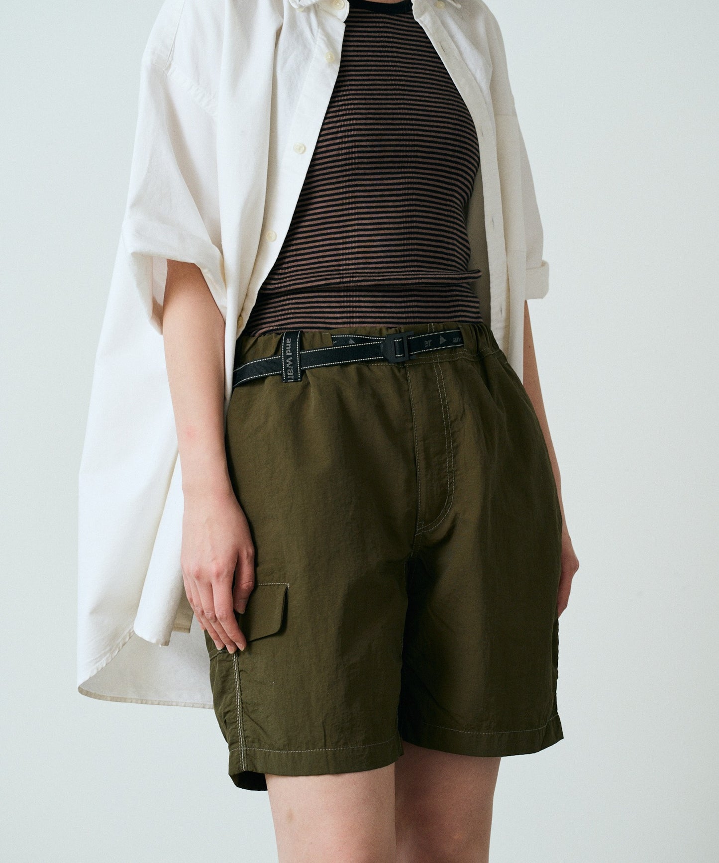 and wander / Ny taffeta hiker short pants