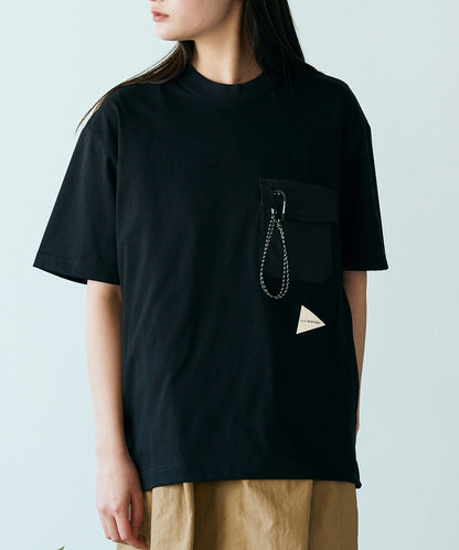 and wander/アンドワンダー pocket T