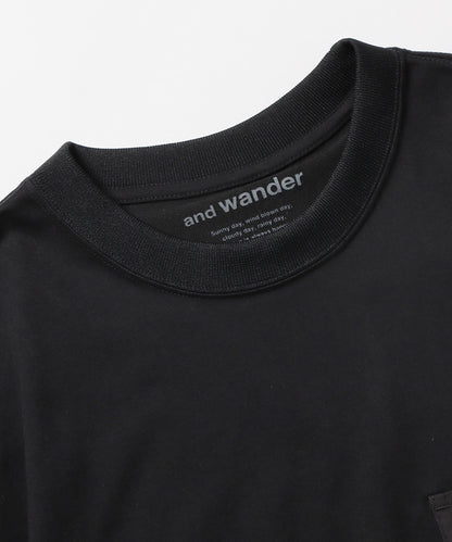 and wander/アンドワンダー pocket T