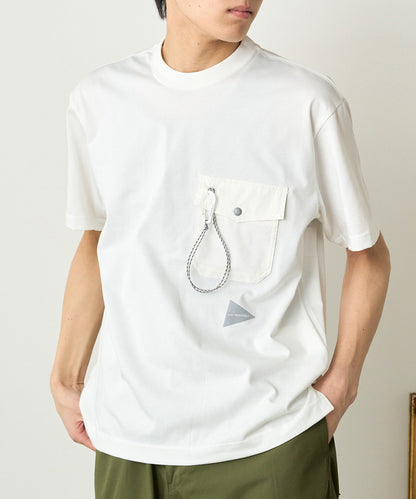 and wander/アンドワンダー pocket T