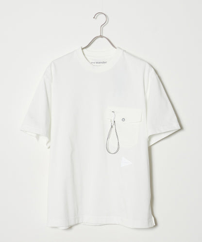 and wander/アンドワンダー pocket T