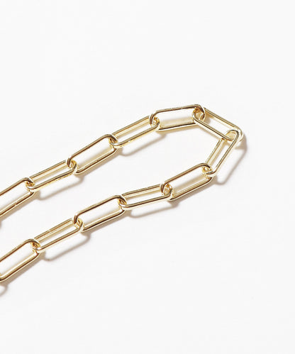 STEEN スティーン brass chain necklace