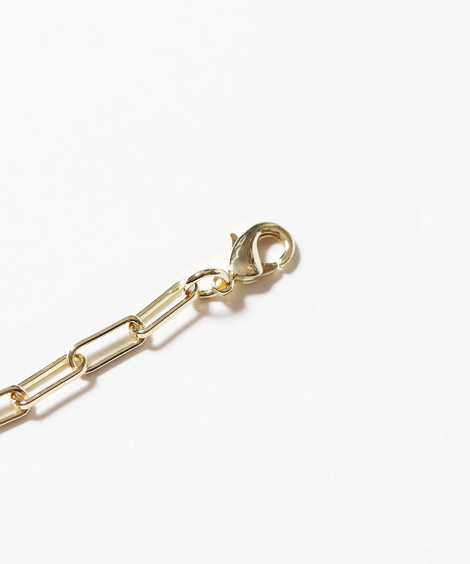 STEEN スティーン brass chain necklace