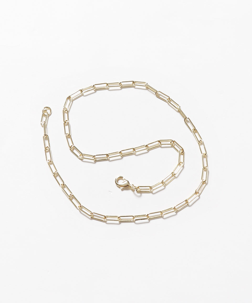 STEEN スティーン brass chain necklace