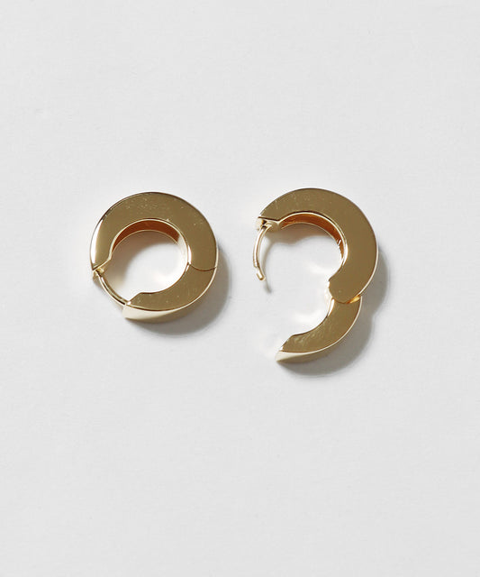 TOMWOOD/トムウッド Arch Hoops Small Gold Polished