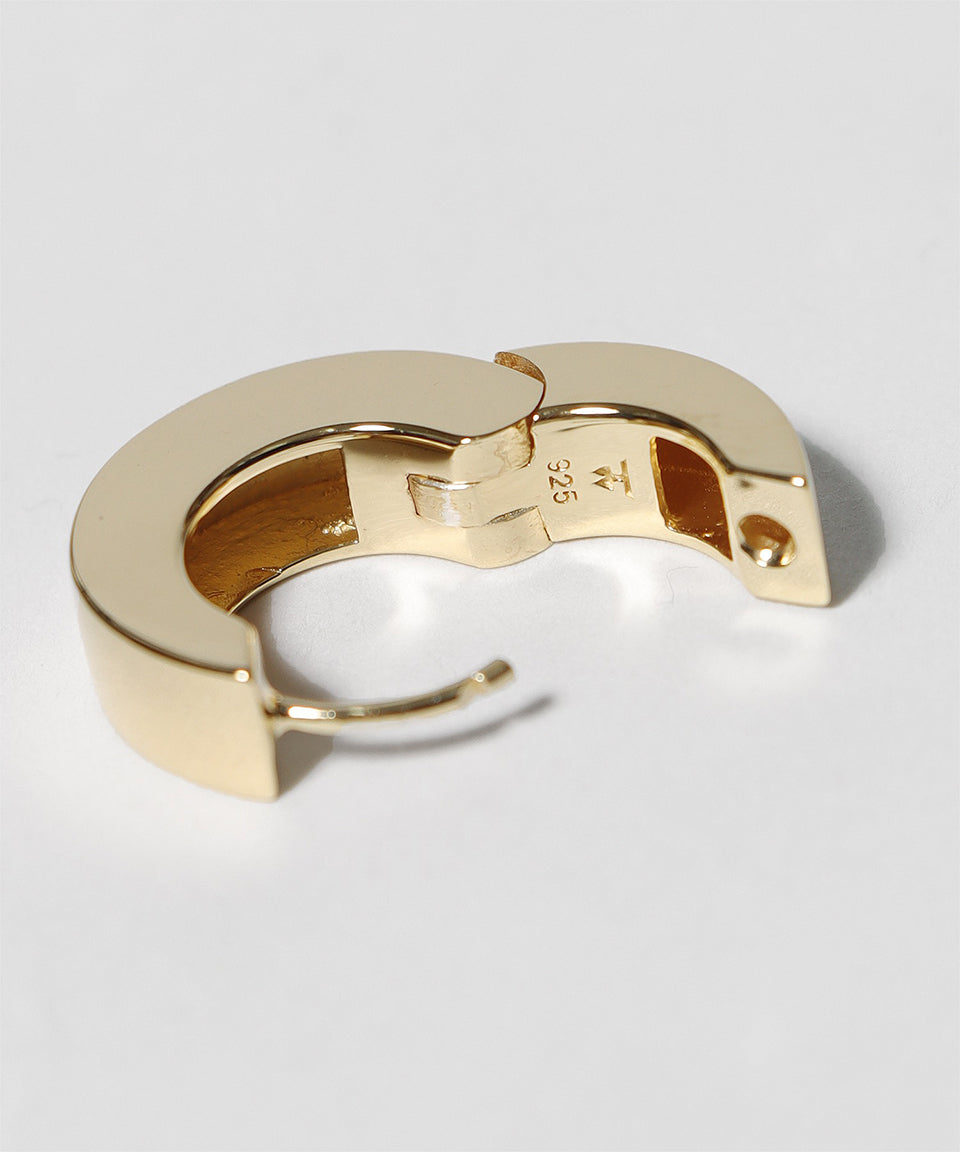 TOMWOOD/トムウッド Arch Hoops Small Gold Polished