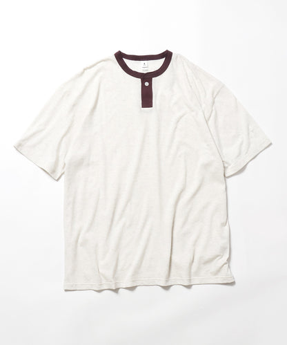 mocT/モクティ SOFT HEATHER HENRY NECK S/S TEE M11-1615