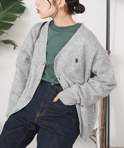 別注 U.S.POLO ASSN/ユーエスポロアッスン shaggy Cardigan