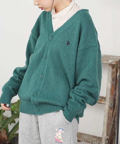 別注 U.S.POLO ASSN/ユーエスポロアッスン shaggy Cardigan