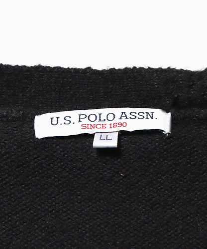 別注 U.S.POLO ASSN/ユーエスポロアッスン shaggy Cardigan