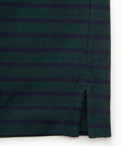 and wander/アンドワンダー Striped pocket H/S T Striped