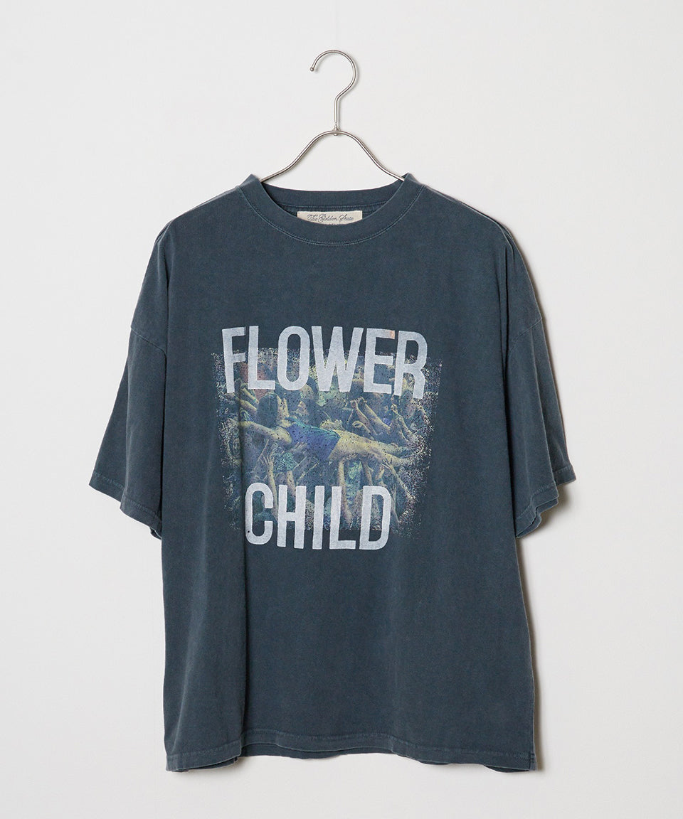 REMI RELIEF/レミレリーフ HARD SP加工20/-天竺BIGサイズT(FLOWER CHILD)