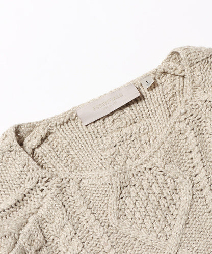 FOG ESSENTIALS / FOG 22FW CABLE KNIT CREW NECK