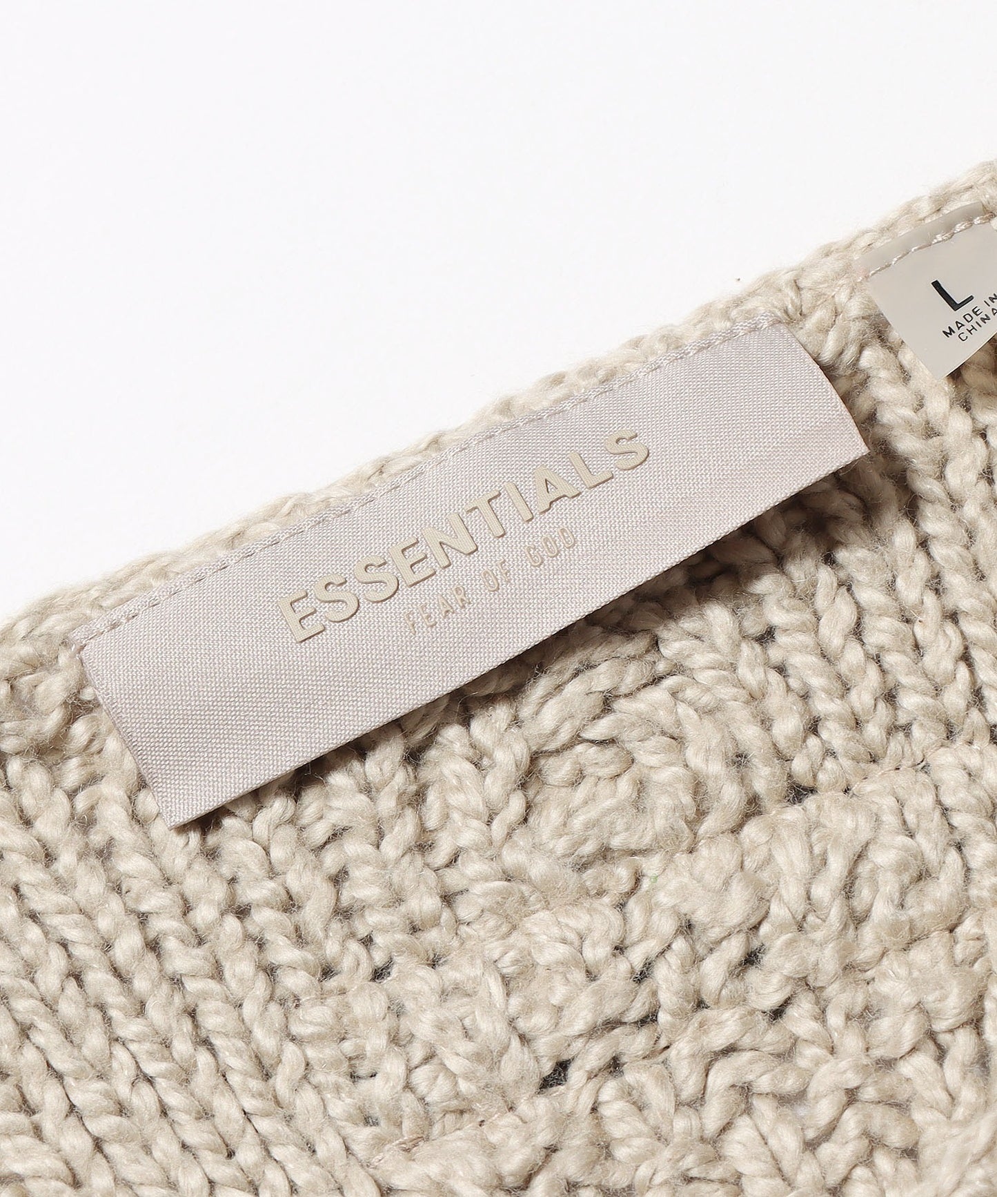 FOG ESSENTIALS / FOG 22FW CABLE KNIT CREW NECK