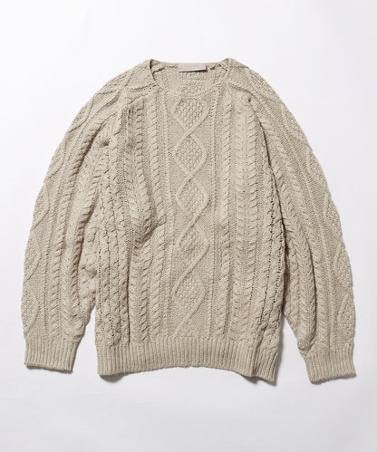 FOG ESSENTIALS / FOG 22FW CABLE KNIT CREW NECK