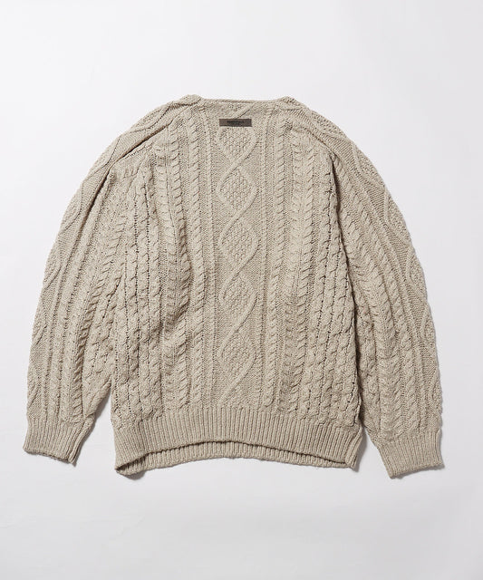 FOG ESSENTIALS / FOG 22FW CABLE KNIT CREW NECK