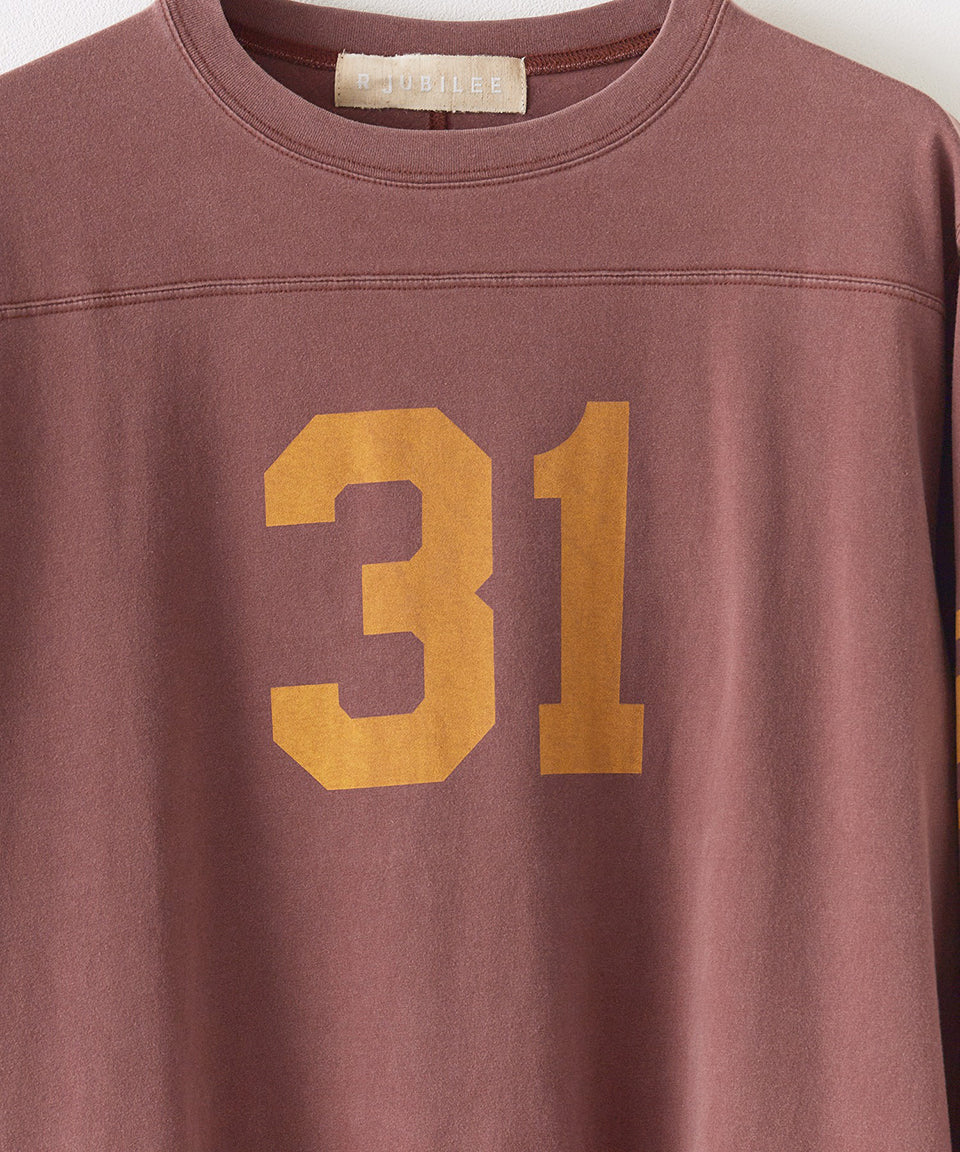 R JUBILEE/アール ジュビリー Football Number Tee