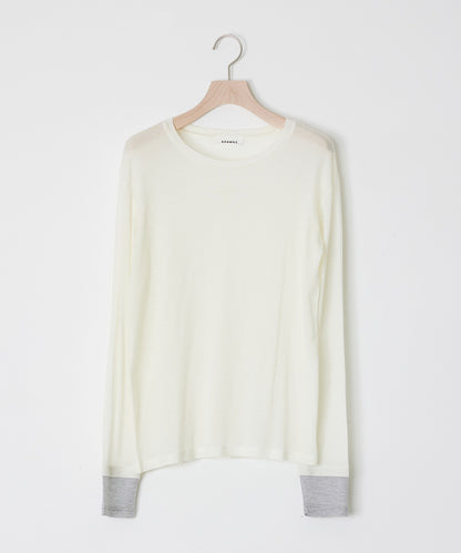 ADAWAS / ULTRA SOFT GAUZE CREW-NECK