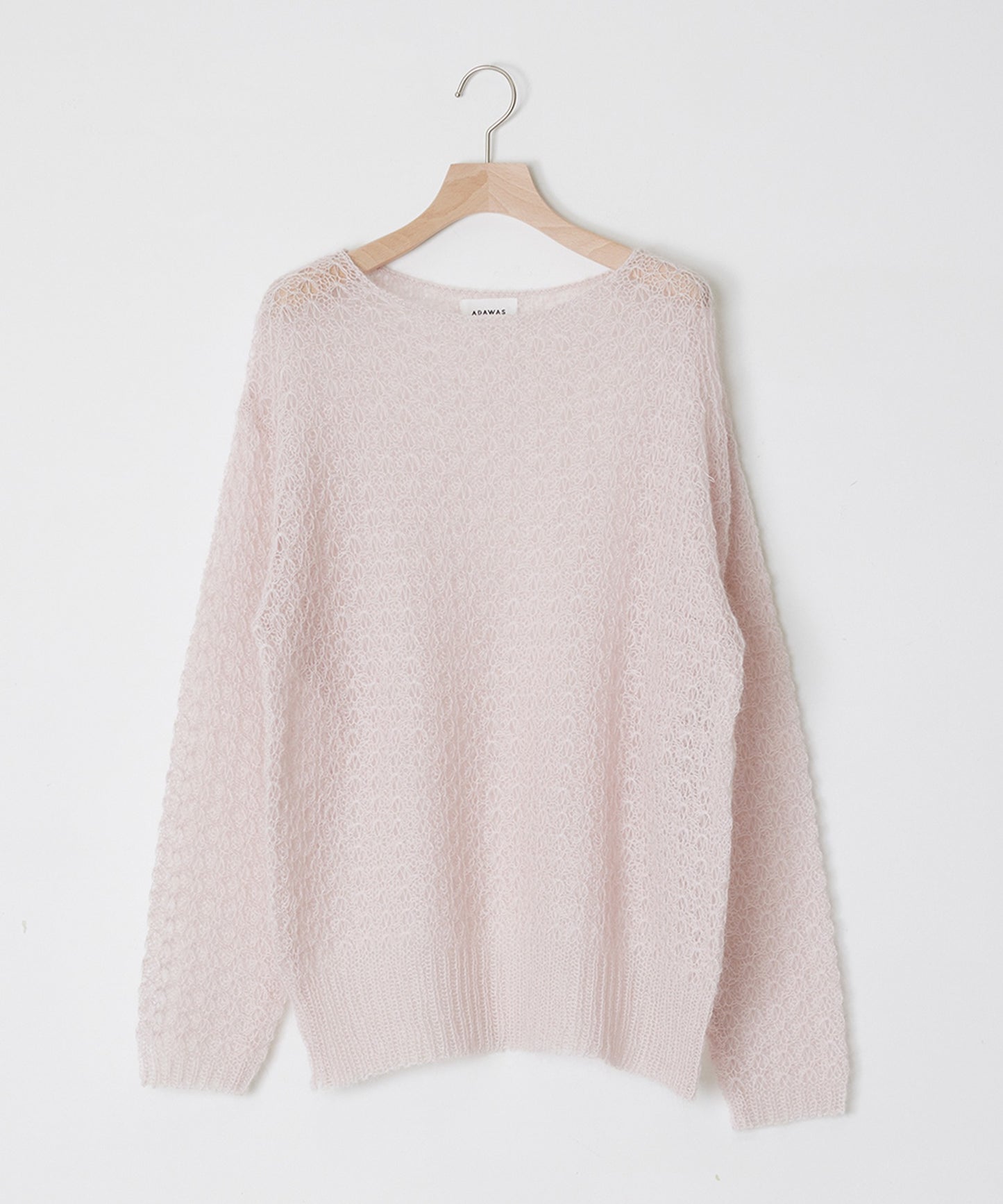 ADAWAS / SEMI-SHEER MOHAIR TOP