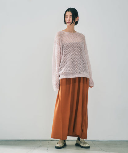 ADAWAS / SEMI-SHEER MOHAIR TOP