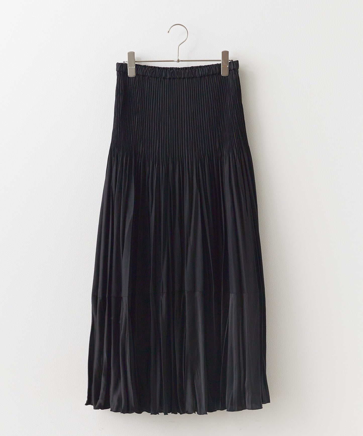 ADAWAS / TWO-TONE PLEATED SKIRT