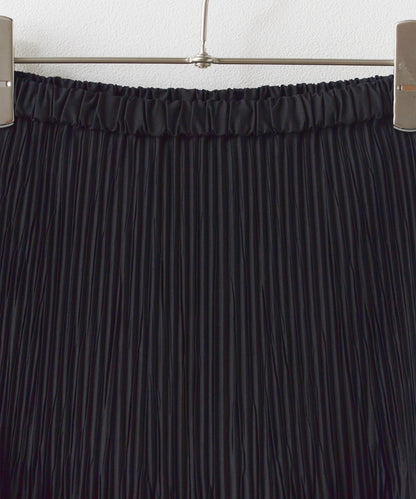 ADAWAS / TWO-TONE PLEATED SKIRT