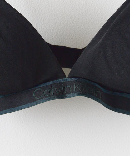 Calvin Klein / Triangle Bra - Tonal Logo Cotton