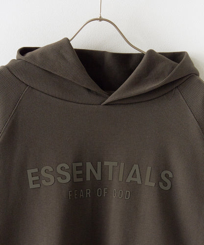 FOG ESSENTIALS / FRONT LOGO RAGLAN WAFFLE HOODIE