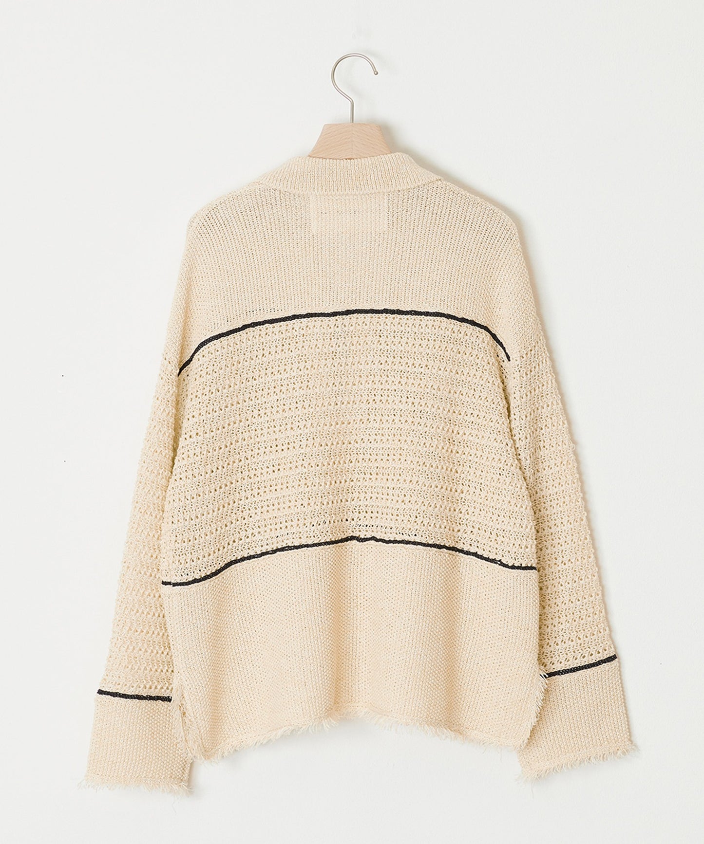 ADAWAS / PAPER YARN POLO TOP