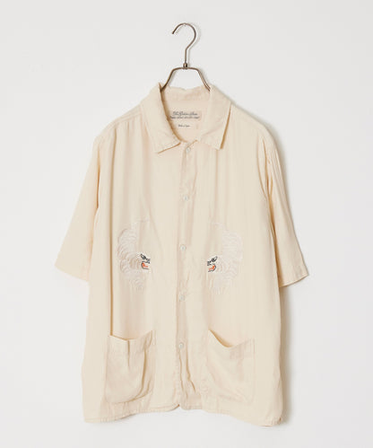 REMI RELIEF / レーヨンツイル スカ柄 S/S SHIRT