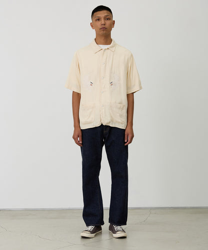 REMI RELIEF / レーヨンツイル スカ柄 S/S SHIRT