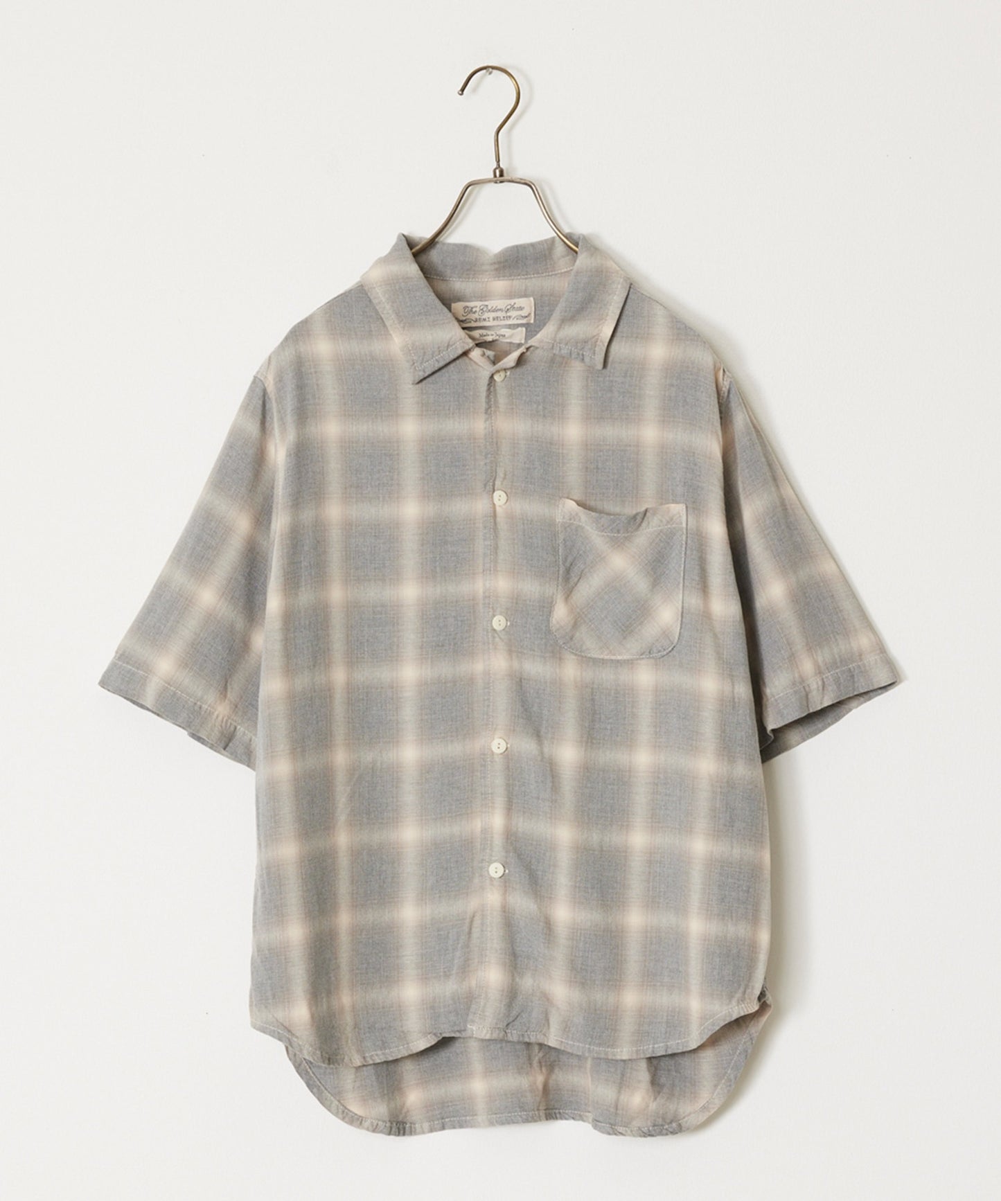 REMI RELIEF / RAYON TWILL OMBRE S/S SHIRT