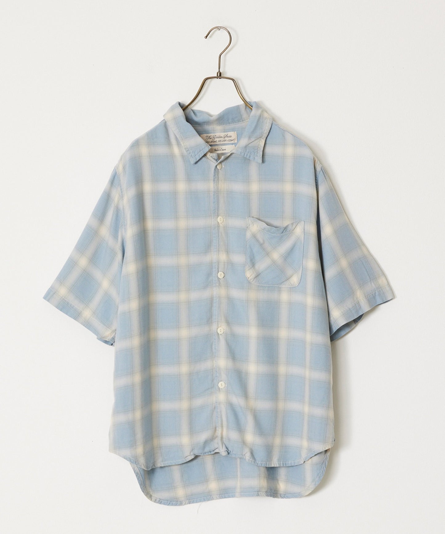 REMI RELIEF / RAYON TWILL OMBRE S/S SHIRT