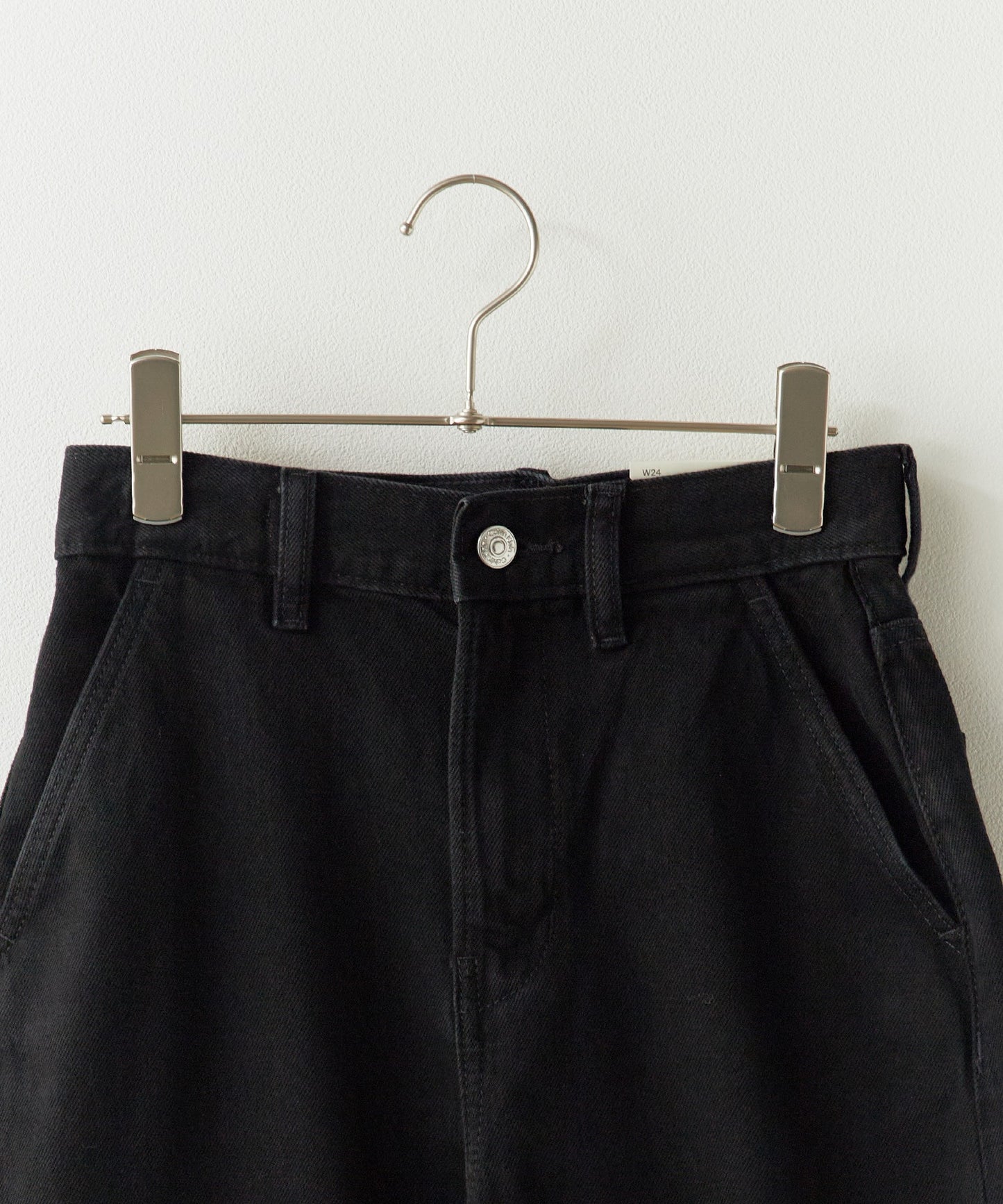 Calvin Klein / TROUSER BARREL SOFT BLACK  PANTS