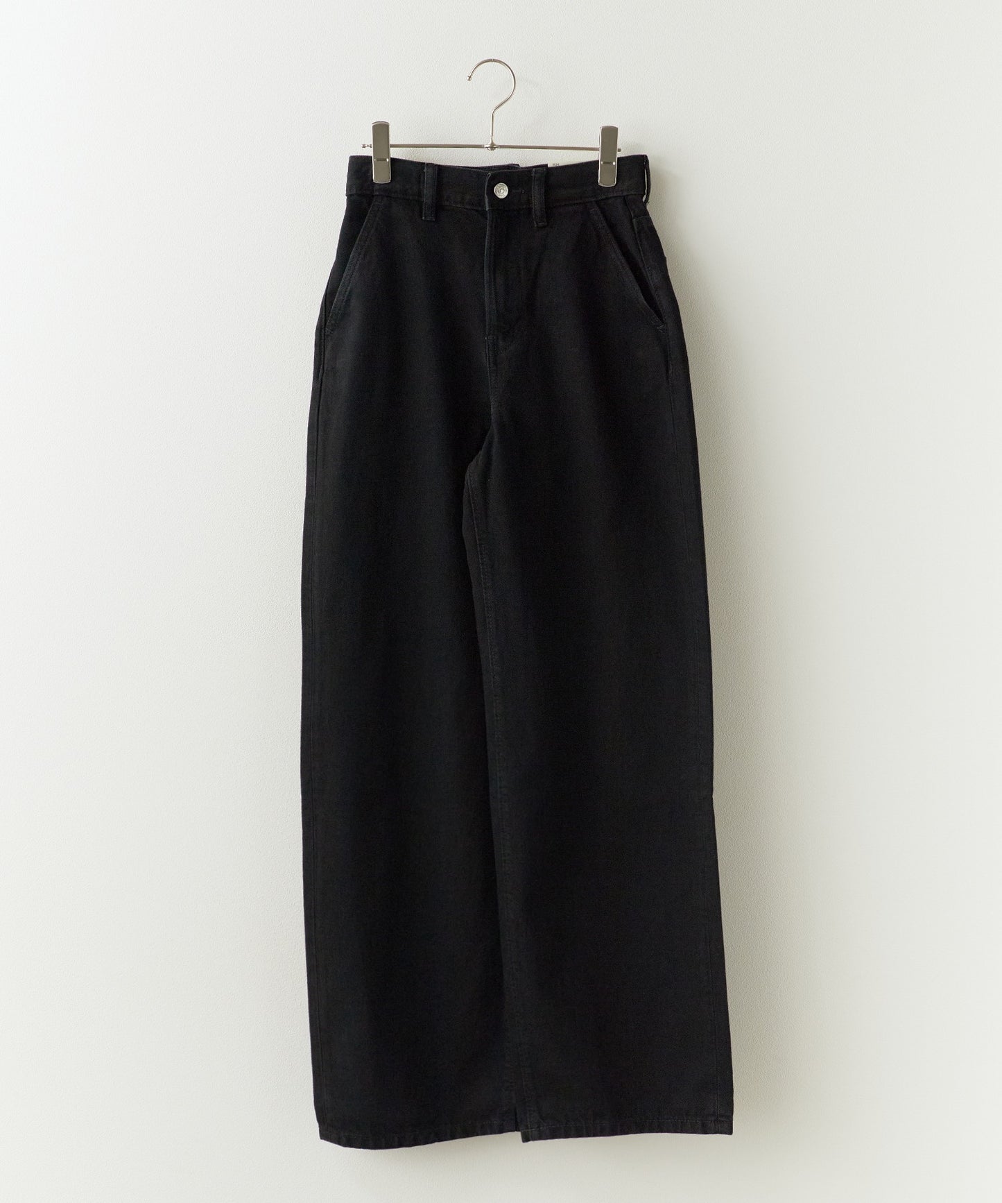 Calvin Klein / TROUSER BARREL SOFT BLACK  PANTS