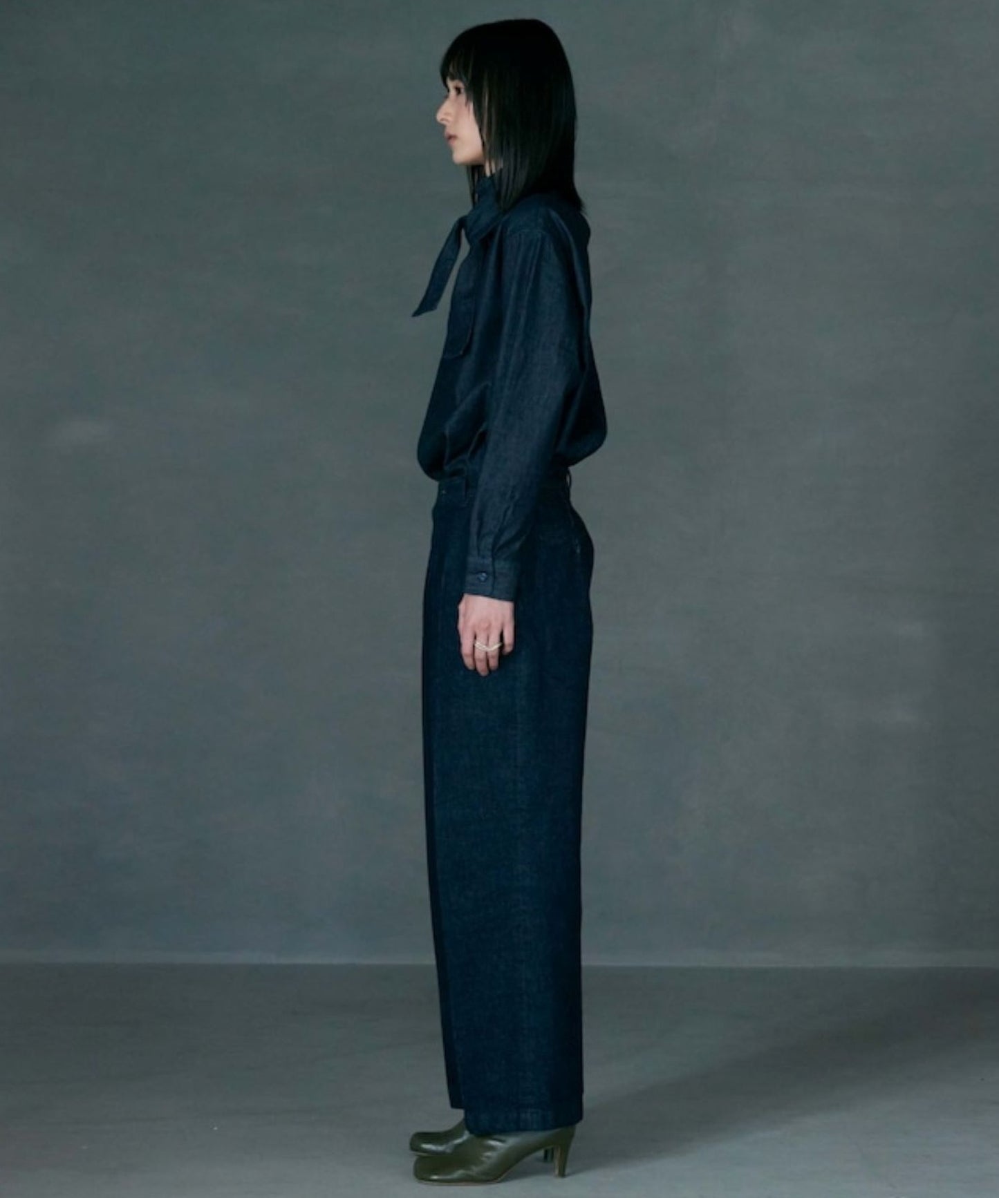 BONNY WOVEN / TUCK PANTS